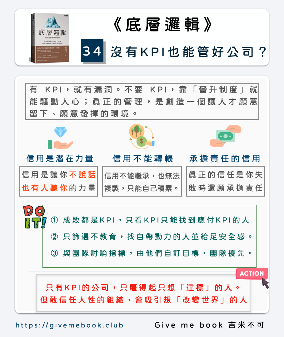 《底層邏輯》沒有KPI也能管好公司？